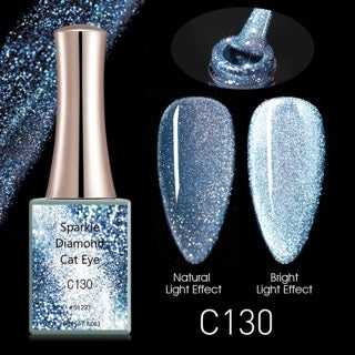 CANNI Sparkle Diamond Cat Eye gél lakk 16 ml C130