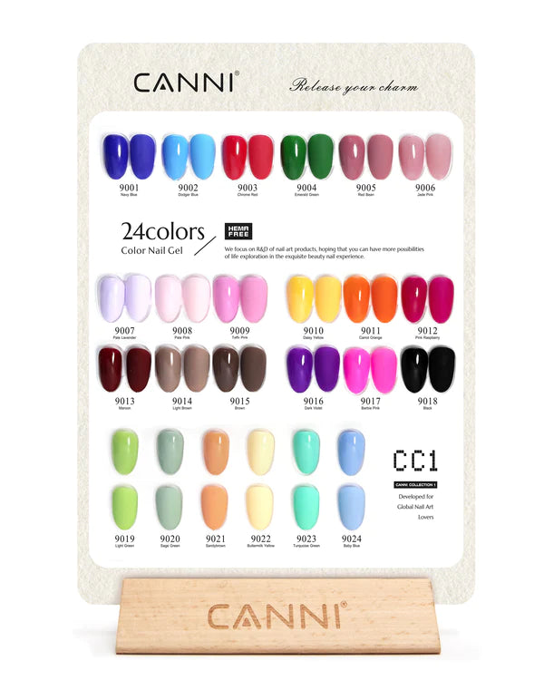 CANNI HEMA FREE UV/LED gel polish set (30 pieces) CC1