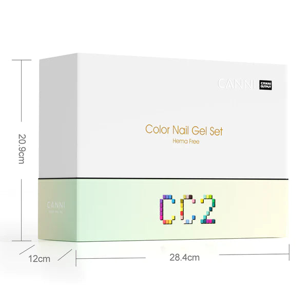 CANNI HEMA FREE UV/LED gél lakk szett (30db-os) CC2