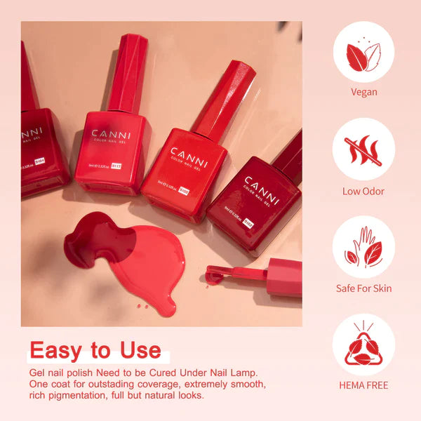 CANNI HEMA FREE UV/LED gel polish 9ml - 9098
