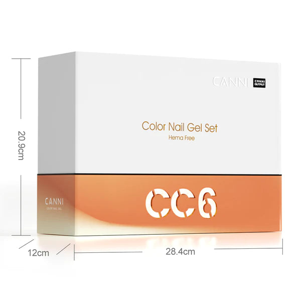 CANNI HEMA FREE UV/LED gel polish set (30 pieces) CC6