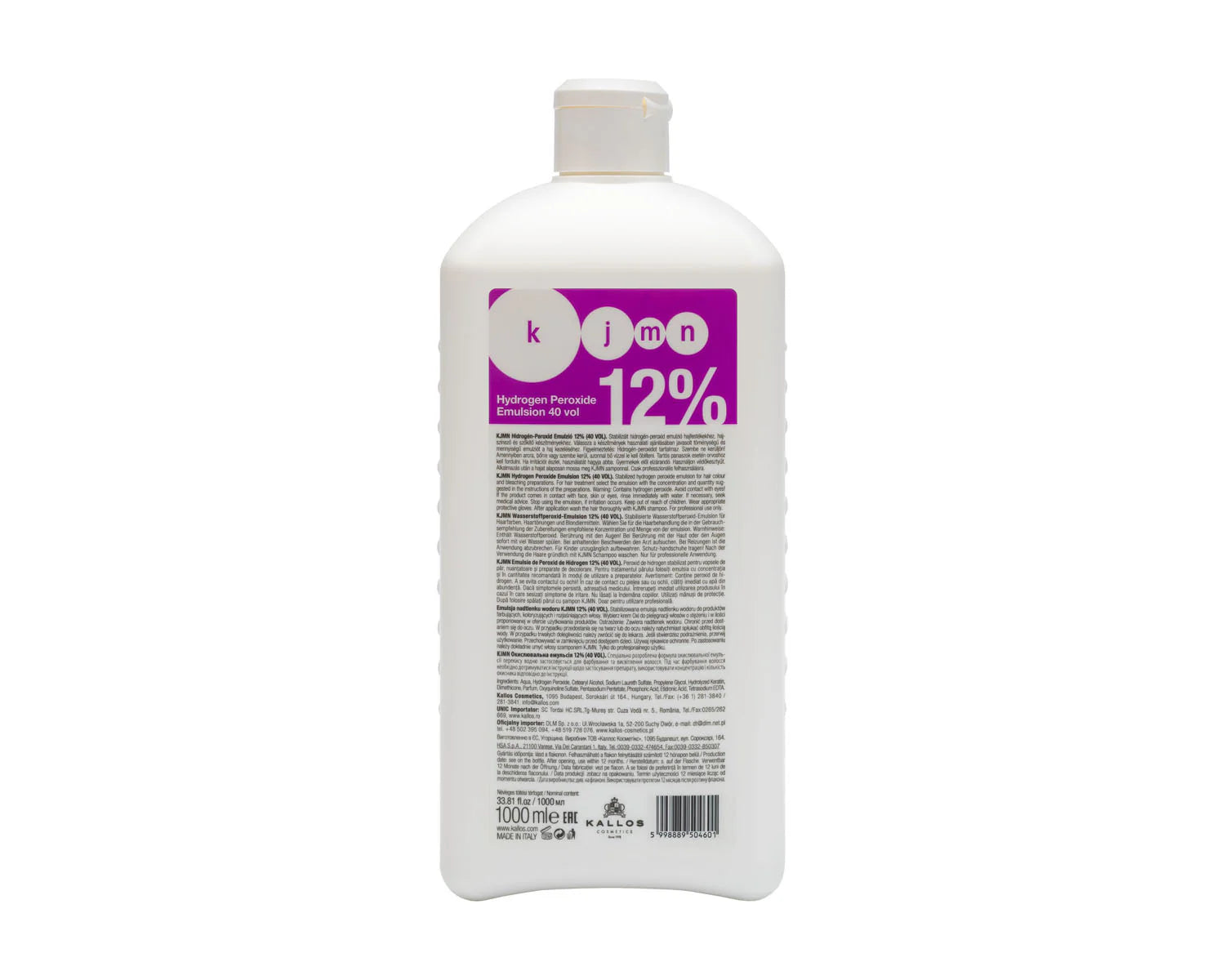 Kallos kjmn hidrogén-peroxid emulzió 1000 ml - 12 %