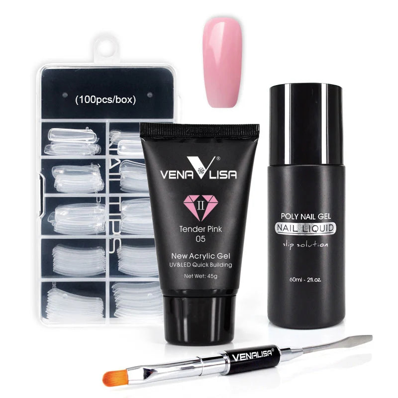 Venalisa PolyGel HEMA & TPO Free 4 az 1-ben készlet – 05 Tender Pink