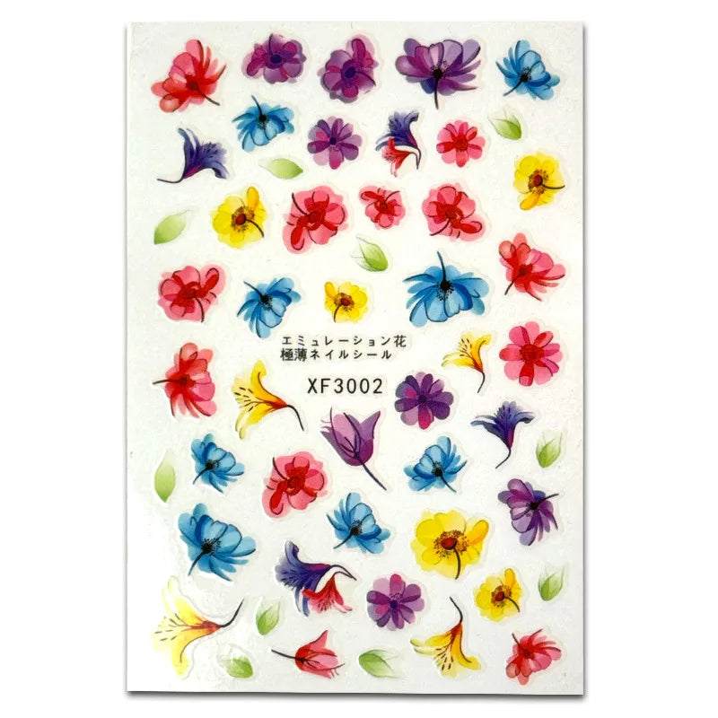 Nail sticker - Summer Bouquet