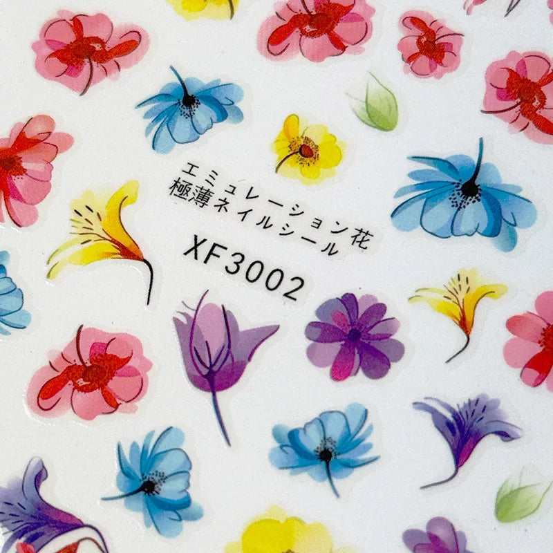 Nail sticker - Summer Bouquet