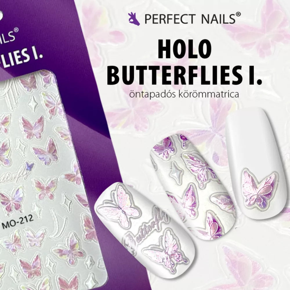 Nail sticker - Holo Butterflies I.