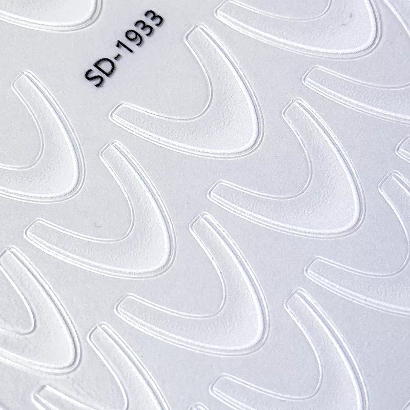 Nail sticker - Easy French White