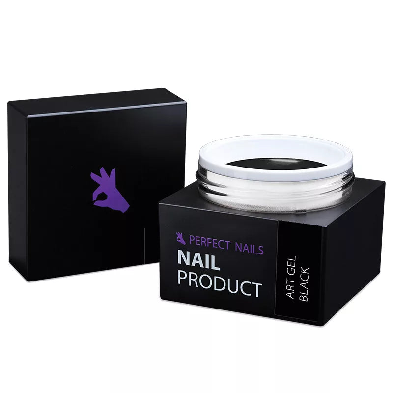 Art Gel - Nail Art Decoration Color Gel - Black 5 g