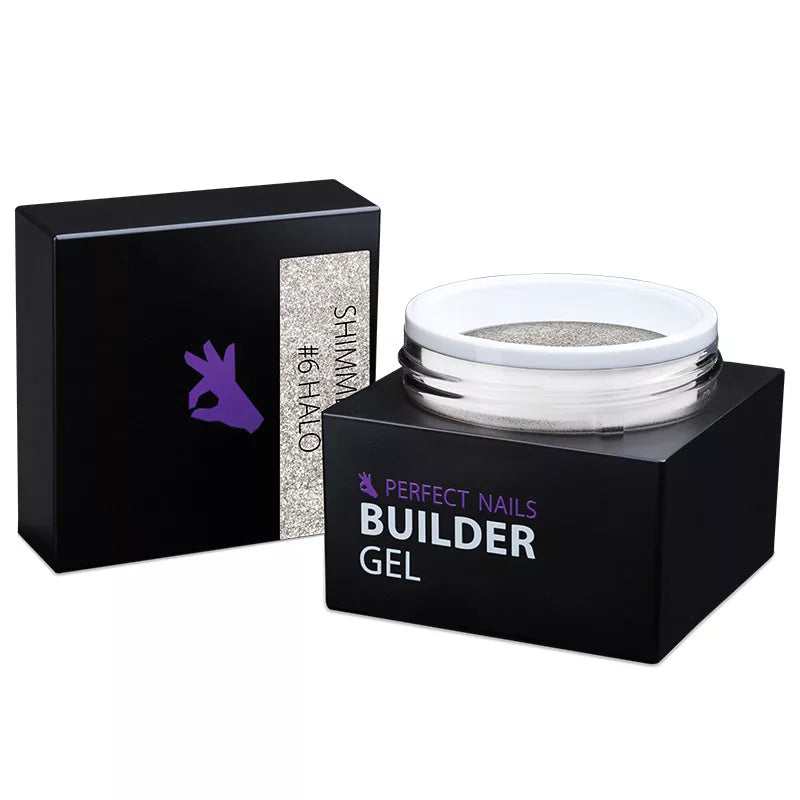 Shimmer Gel - Csillámos Építőzselé - #6 Halo - 15 g