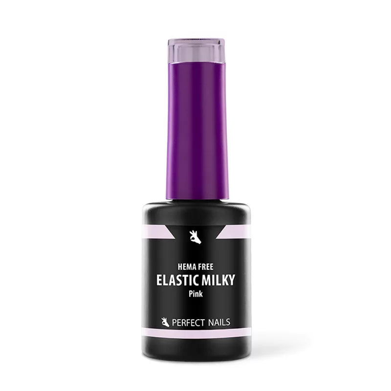 Elastic Cover Base Gel - Hema Free Erősített Gél Lakk Alap - Milky Pink - 8 ml