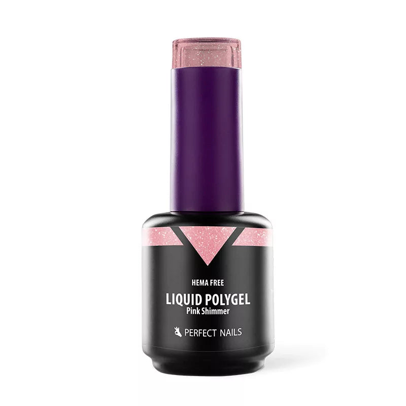 Liquid Polygel - Pink Shimmer - 15 ml
