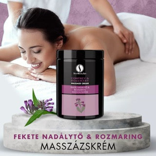 Schwarze Nachtkerzen-Rosmarin-Massagecreme – 1000 ml