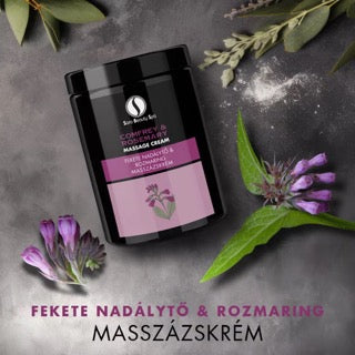 Schwarze Nachtkerzen-Rosmarin-Massagecreme – 1000 ml