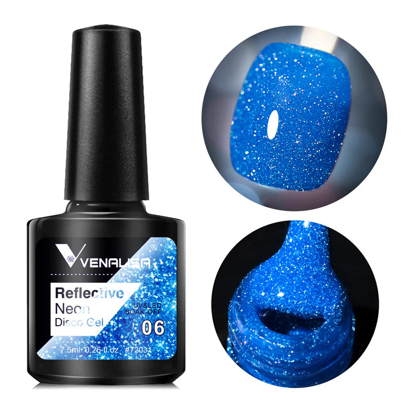Venalisa Reflective Neon Disco Gél Lakk BD06 – HEMA- és TPO-mentes