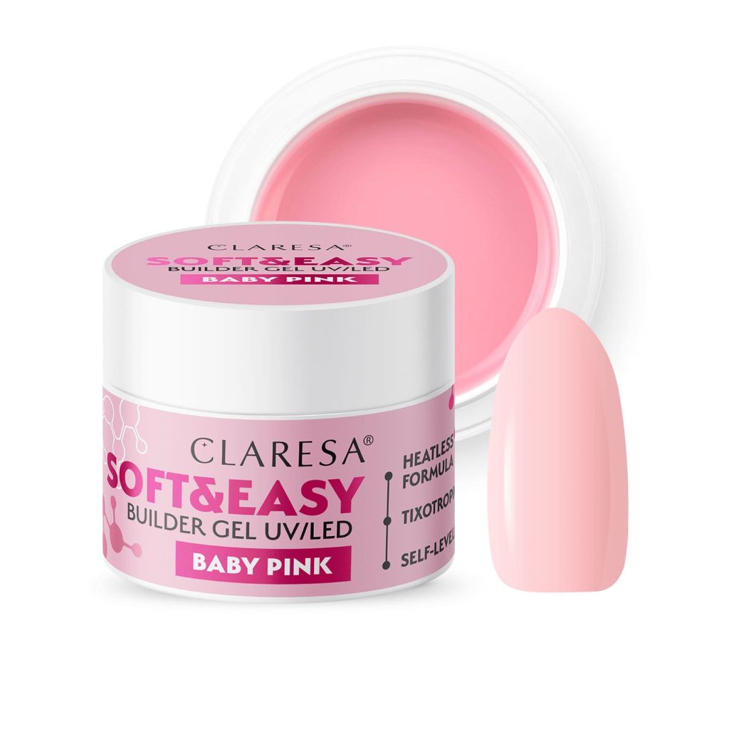 Claresa SOFT&EASY Builder Gel BABY PINK 