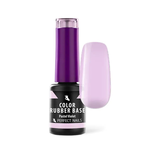 Color Rubber Base Gel - Színezett Alapzselé - Pastel Violet