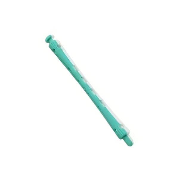 Dauer műanyag hajcsavaró 7 mm zöld-fehér