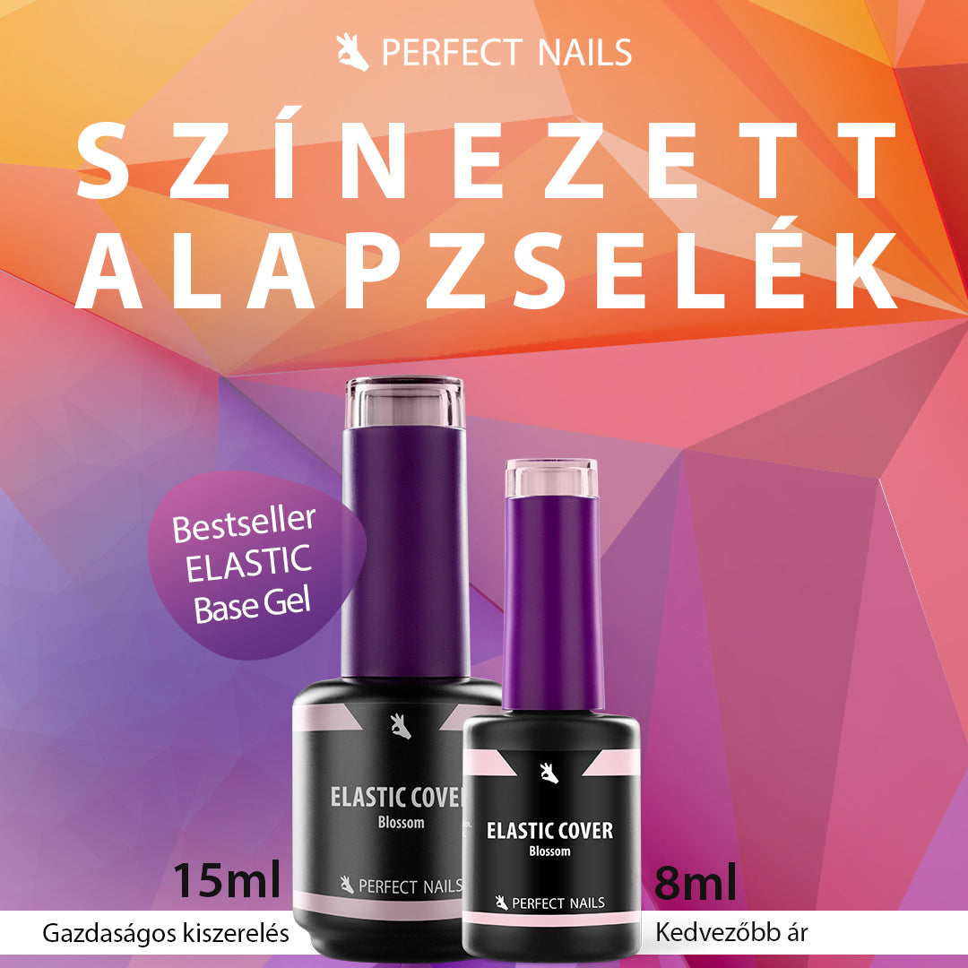 Elastic Cover  Rubber Base Gel - Blossom - Ecsetes Műkörömépítő Zselé