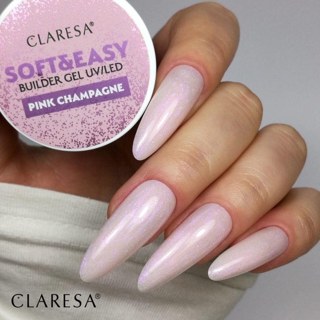 Claresa SOFT & EASY Builder Gel PINK CHAMPAGNE