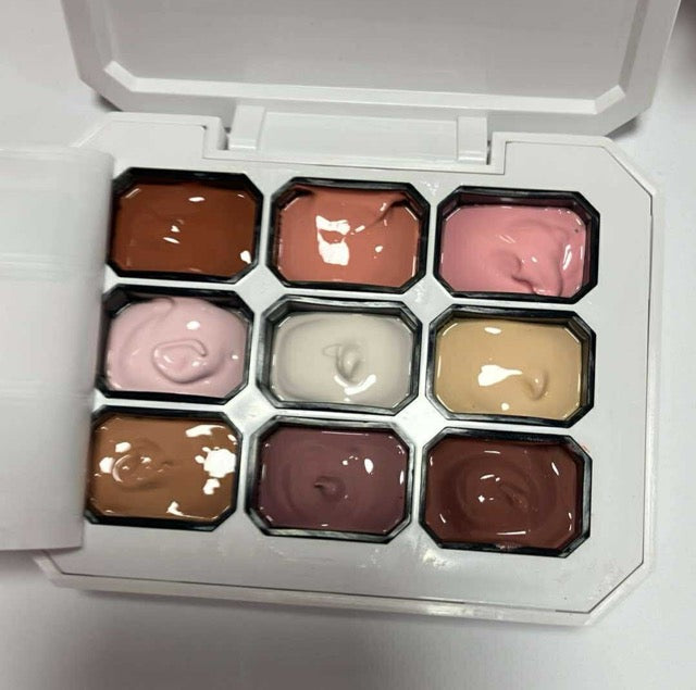 BORN PRETTY 4in1 festőzselé paletta No.01 Ashy Rose