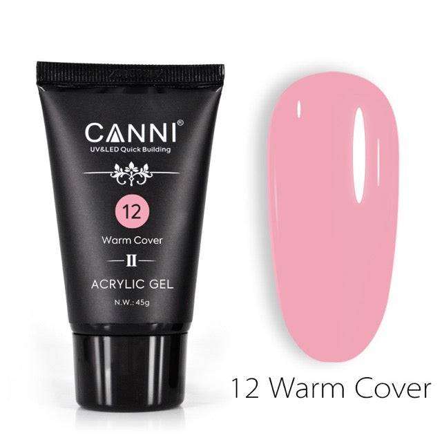 CANNI Poly Gél Új formula - 12 Warm Cover - 45g