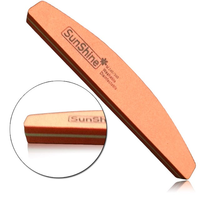 Curved buffer sanded 240/360 - orange