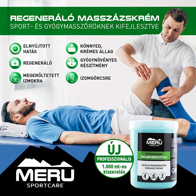 Meru Izomlazító masszázskrém - 1000ml