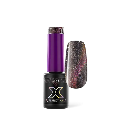 LaQ X Gél Lakk - Pink Glam X133 - Flash Cat Eye