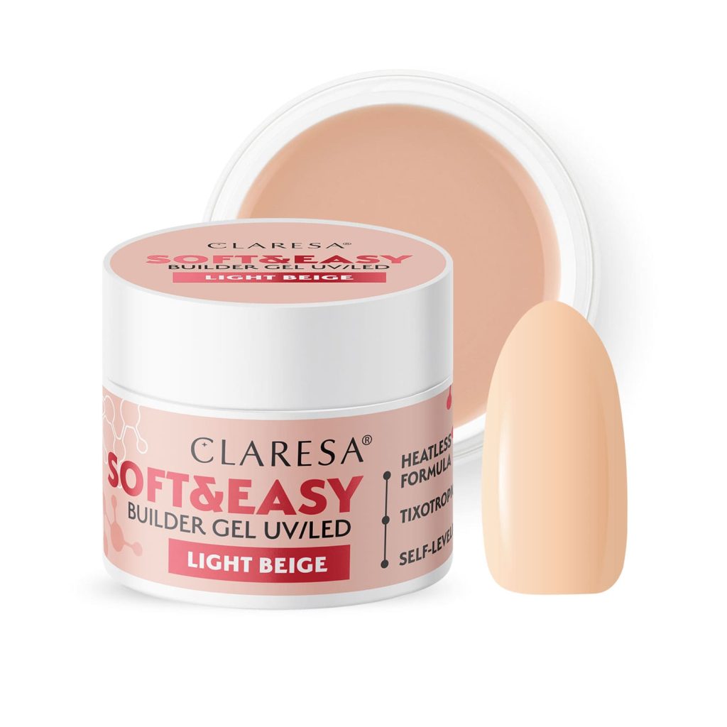 Claresa SOFT&EASY Builder Gel LIGHT BEIGE