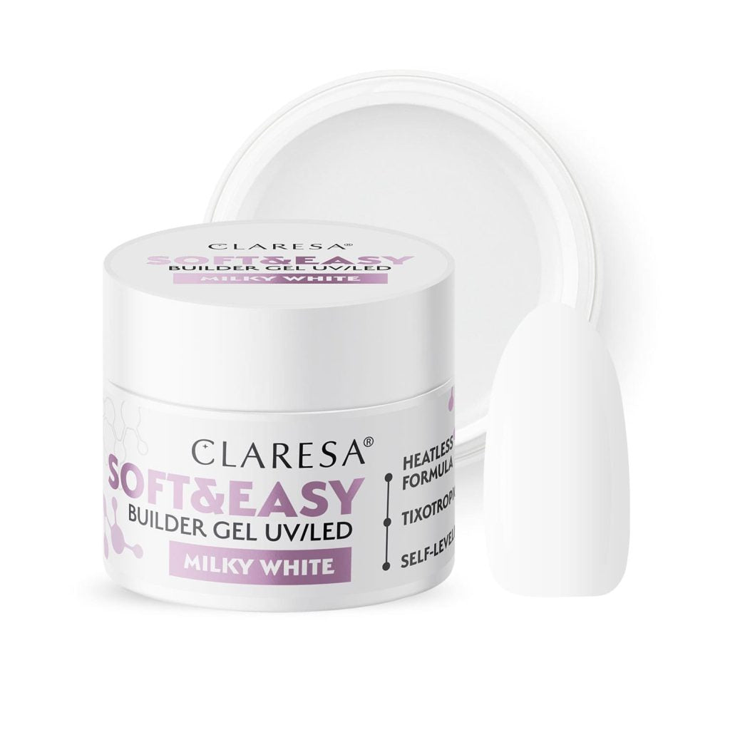 Claresa SOFT&EASY Builder Gel MILKY WHITE