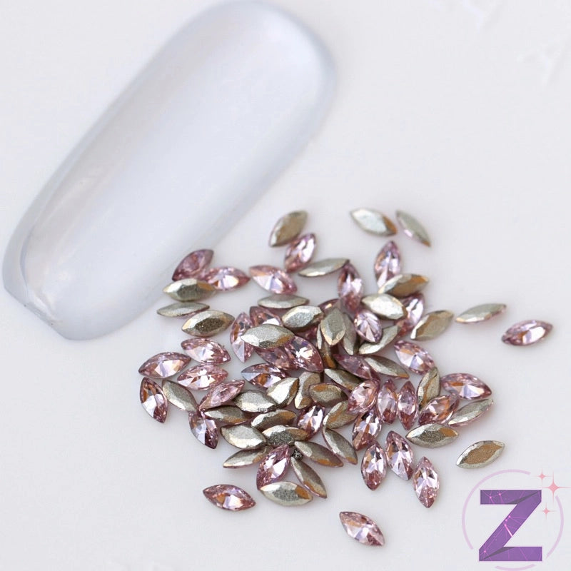 Zodiac Mini kristály zabszem CR06 Light Rose 1.5