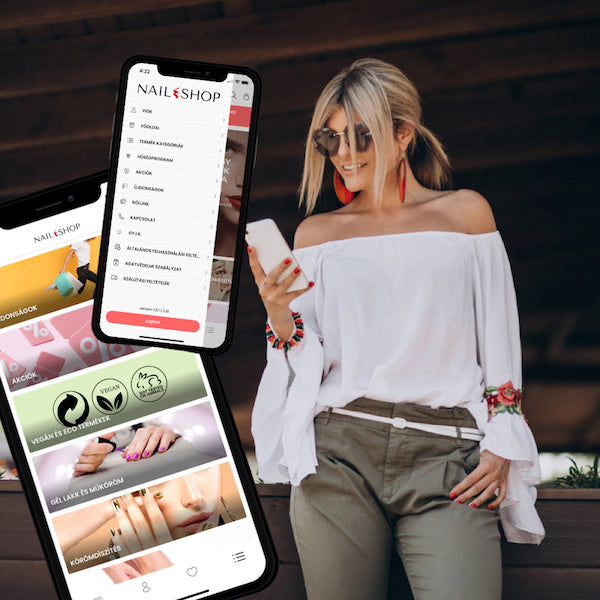 Nail Shop mobil app, vigyél magaddal!