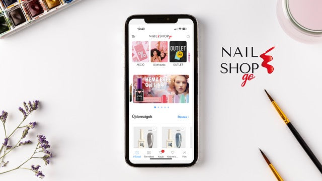Nail Shop Go mobilalkalmazás