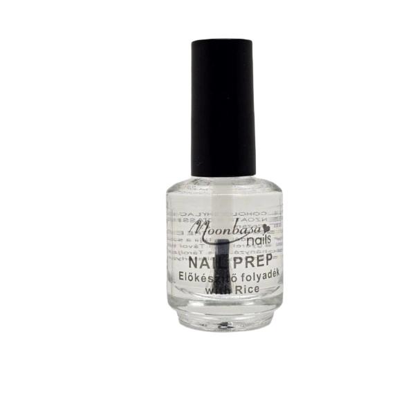 Nail Prep - Ecsetes Körömelőkészítő Folyadék Rizskivonattal 14 ml