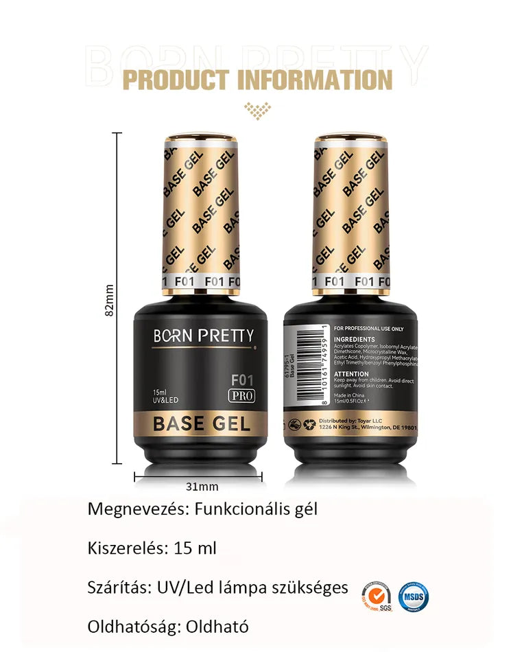 Born Pretty PRO - F16 - Super Bond Base 15 ml