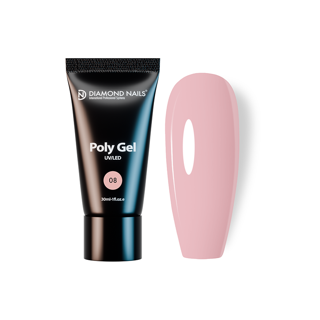 Diamond Nails Poly gel 08 - Honey Peach - 30ml - Hema- és Tpo-mentes