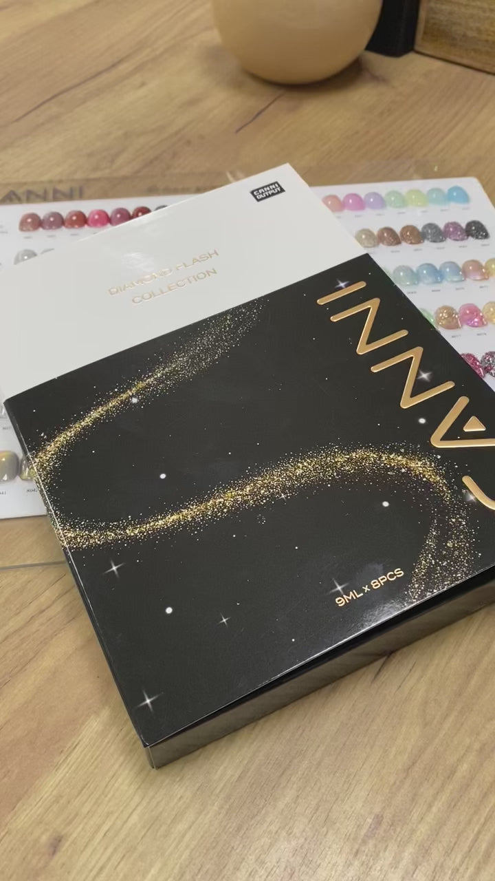 CANNI HEMA FREE set 8 x 9 ml - No.08 - Diamond Glitter Collection