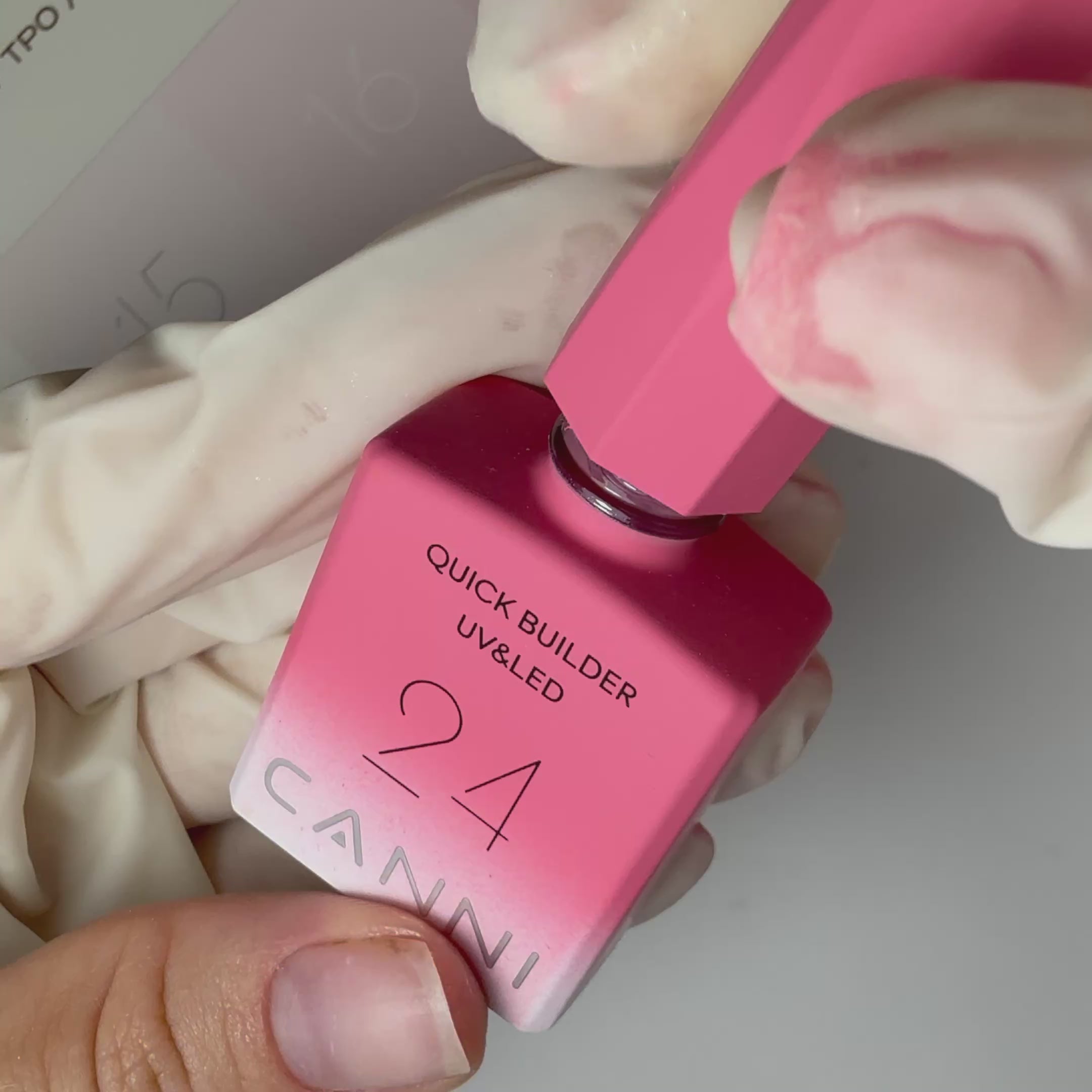 Videó betöltése: CANNI HEMA FREE Quick Builder Gel - 9 ml - X24 Pinky Cover