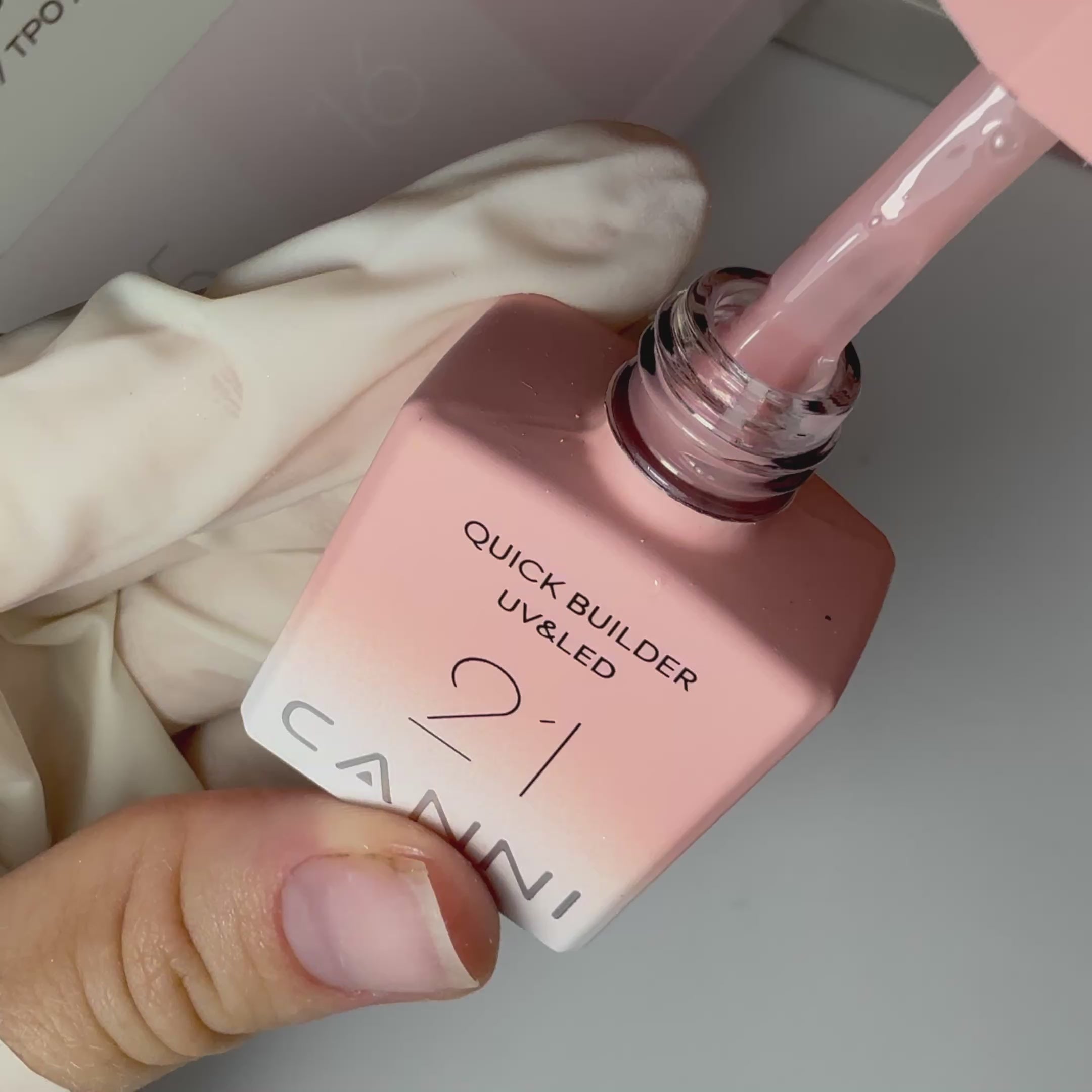 Videó betöltése: CANNI HEMA FREE Quick Builder Gel - 9 ml - X21 Peach