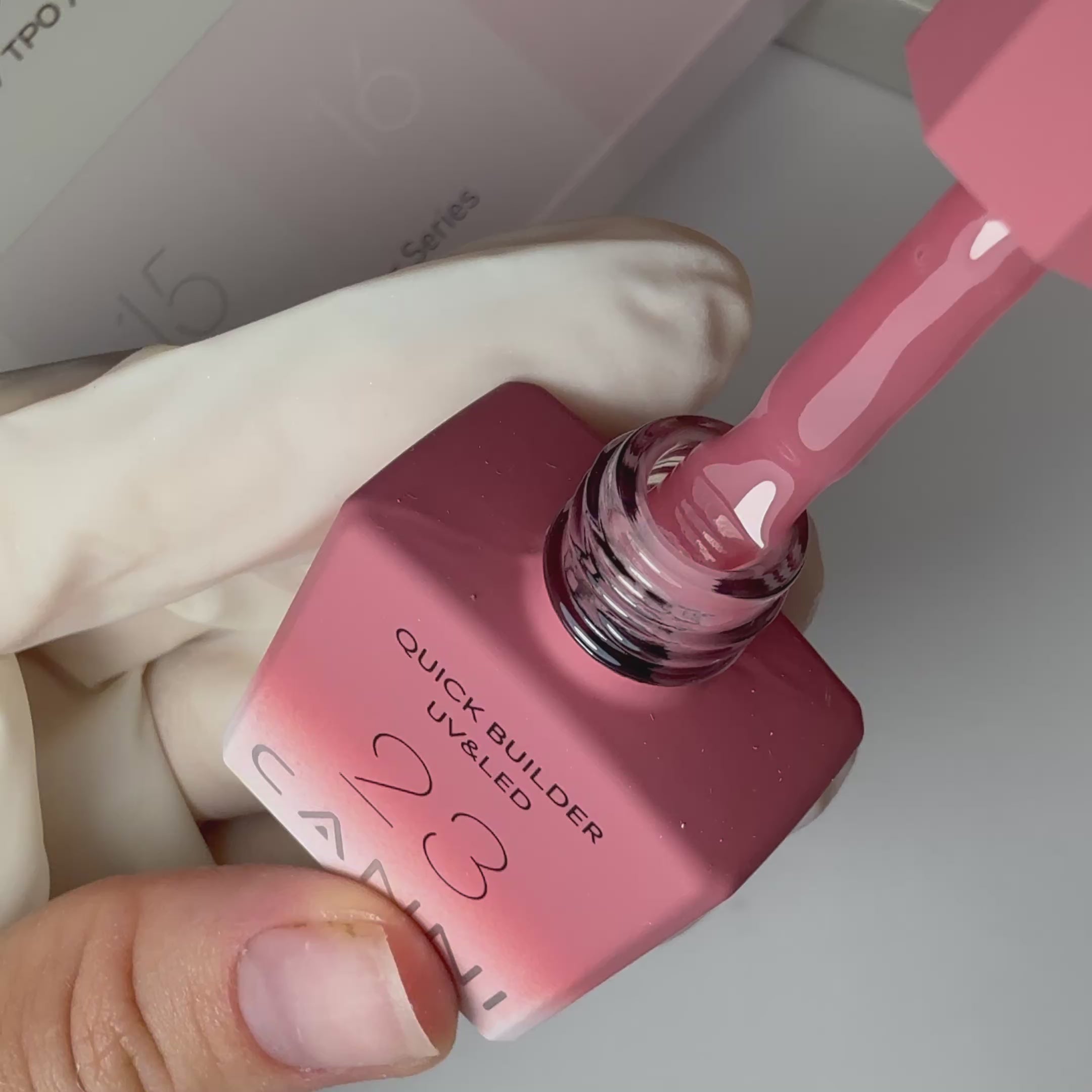 Videó betöltése: CANNI HEMA FREE Quick Builder Gel - 9 ml - X23 Dark Cover