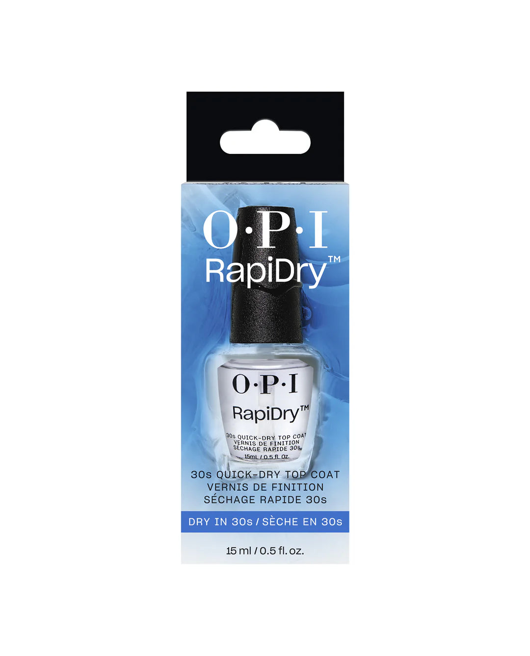 OPI RapiDry Top Coat quick drying and high shine in one 15ml