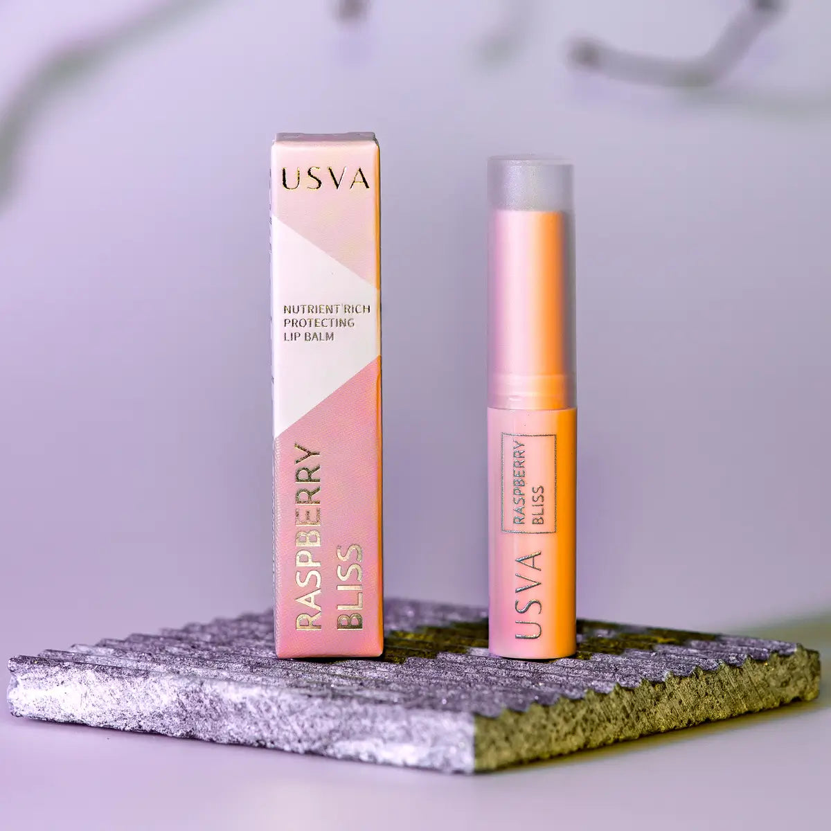 USVA Raspberry Bliss – Tápláló és Védő Ajakbalzsam - 100% természetes összetevők