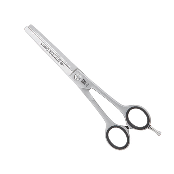 Solingen Rose Line Tapper Scissors and Wild Boar Bristle Oval Demolition Brush in Package