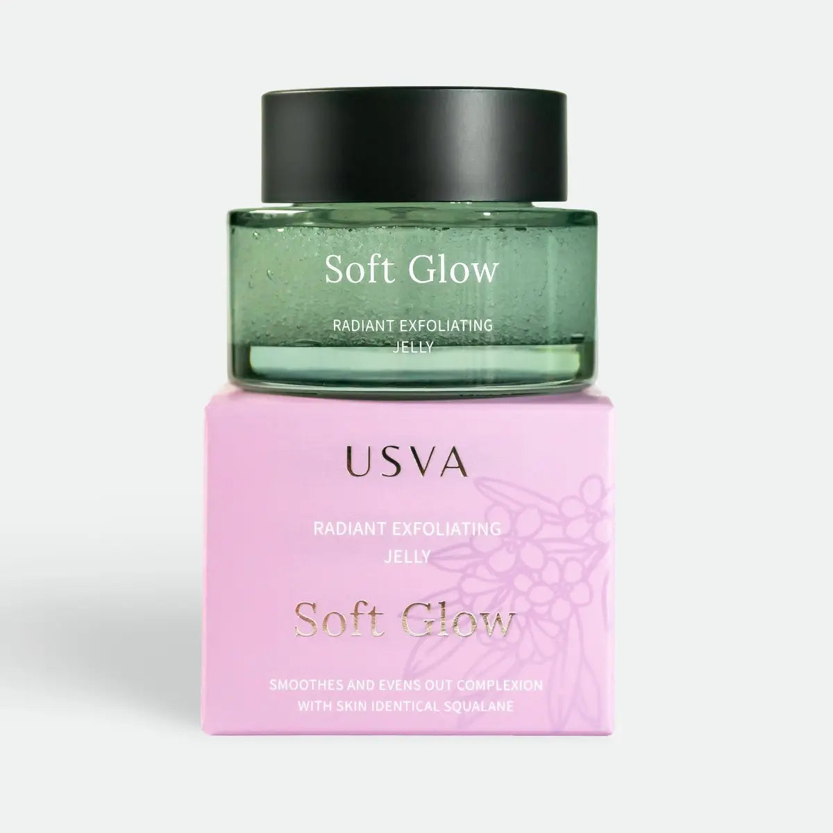 USVA Soft Glow – Bőrmegújító, ragyogást fokozó hámlasztó zselé - 100% természetes összetevők