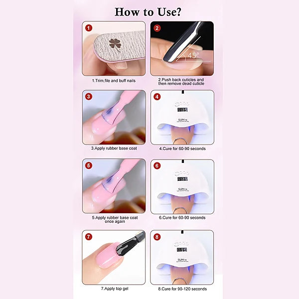 Venalisa Rubber Base Gel 7,5 ml RV12 – HEMA & TPO mentes