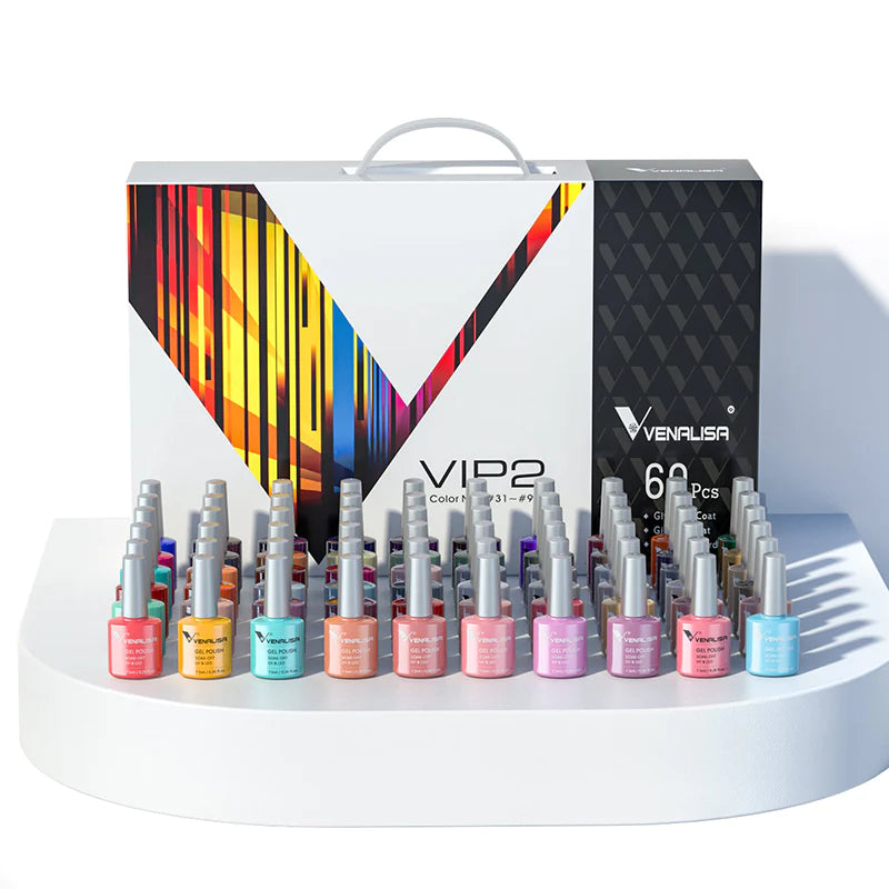 Venalisa VIP2 UV/LED Gél Lakk - Teljes szett - 60 db szín
