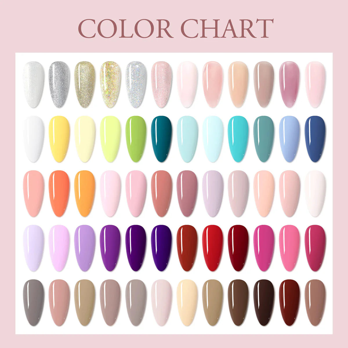 Venalisa HEMA-free VIP5 UV/LED Gel Polish Set - Complete Set - 60 Colors