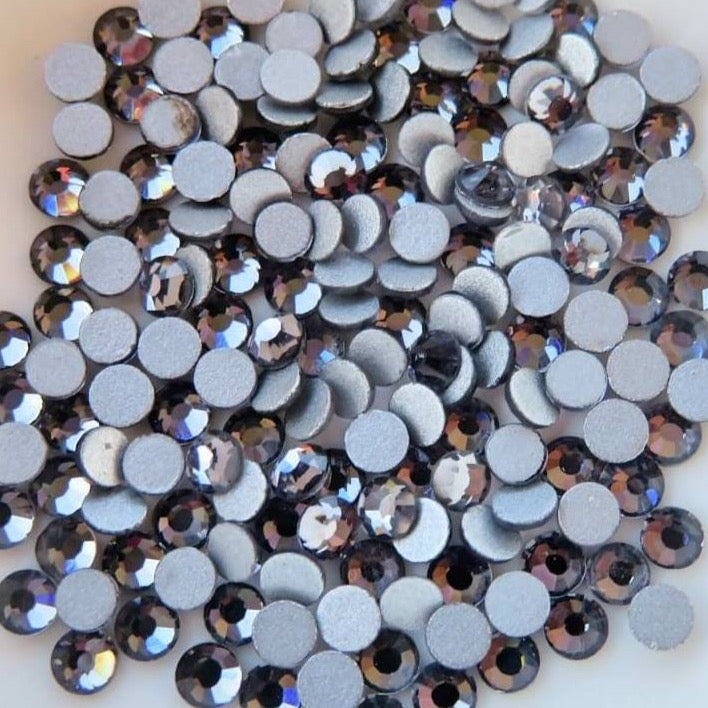 Zodiac - Strasszkő SS3: 1.4mm 100 db - Black diamond