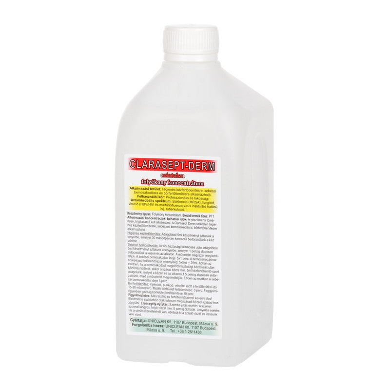 Clarasept Derm kéz és bőrfertőtlenítő folyadék /2 méretben/ 1000ml