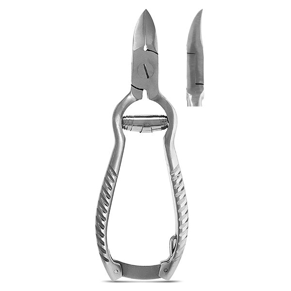 Rozsdamentes körömcsípő hernyórugóval 13.8cm - 143059